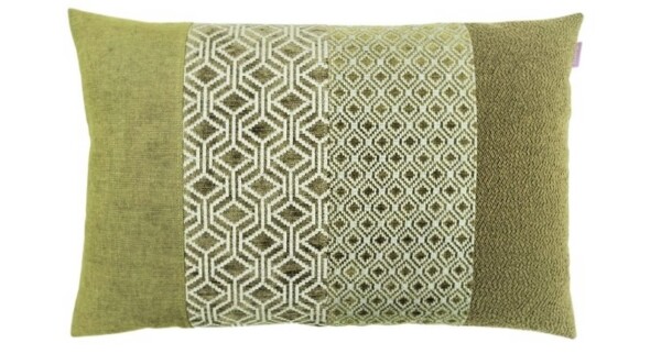 kussen I like green 40x60cm olijfgroen