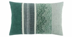 kussen I like green 40x60cm groen en grijs