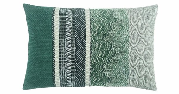 kussen I like green 40x60cm groen en grijs