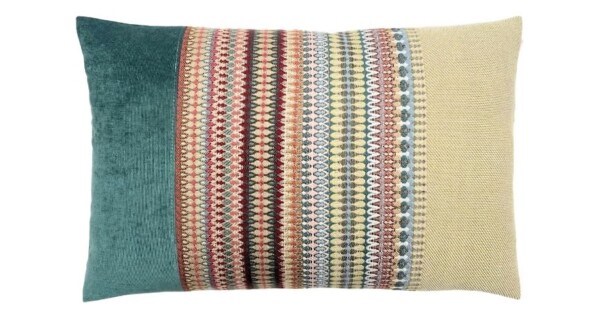 kussen I like green 40x60cm groen en lichtgeel multicolor