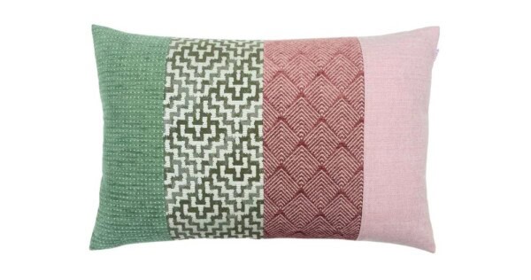 kussen Istanbul 40x60cm roze en groen