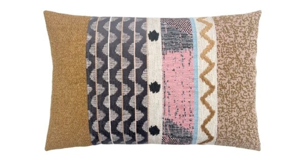 kussen Istanbul 40x60cm lichtroze en camel