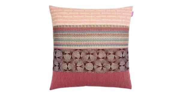 kussen Istanbul 50x50cm roze en multicolor