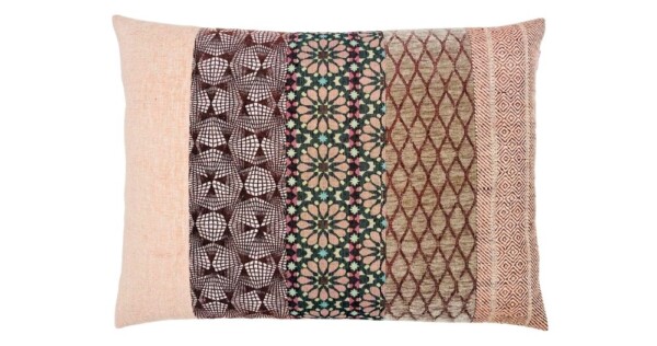 kussen Istanbul 50x70cm zalm en multicolor