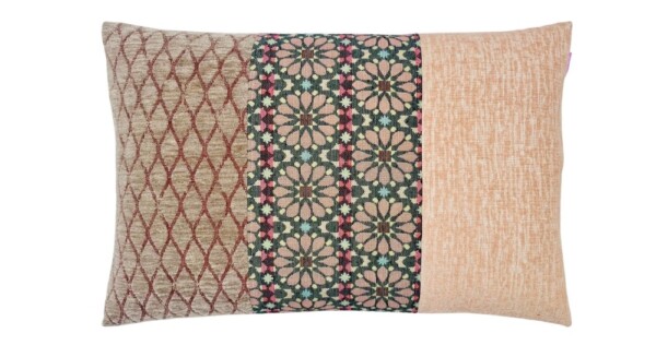 IS8 kussen Istanbul 40x60cm zalm, zand en multicolor