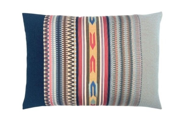 kussen Mix & match 50x70cm donker en lichtblauw