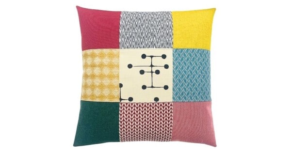 kussen MeS New Classic 60x60cm groen geel bordeaux en turquoise