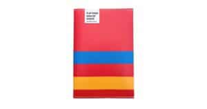 NT25 notitieboek REDO 21x15x1,5cm rood, blauw en geel
