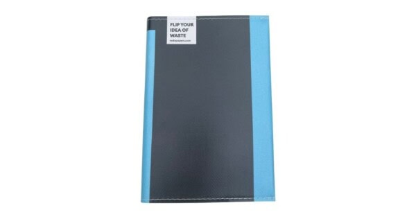 notitieboek REDO 21x15x1,5cm zwart en blauw