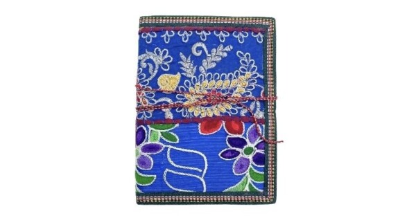 notitieboek Diary 20x15x1cm kobalt blauw multicolor A5