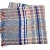 plaid Glastonbury 150x180cm blauw en zandkleurig