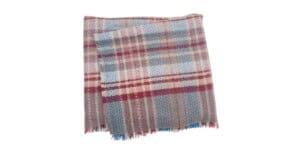 PL12 plaid Glastonbury 150x180cm bordeaux rood en blauwgrijs