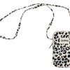 TS18 mobieltasje Leopard kleur: ecru 11x18cm