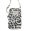 TS18 mobieltasje Leopard kleur: ecru 11x18cm