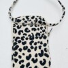 TS18 mobieltasje Leopard kleur: ecru 11x18cm
