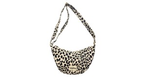 schoudertas Molly leopard kleur: ecru 17x32x8cm