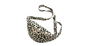 schoudertas Amy Leopard kleur: ecru 20x35cm