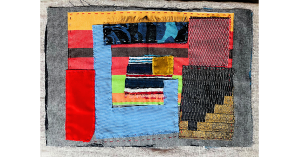 workshop textiel recyclen 1 collages