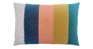 kussen Beautiful Leftovers 40x60cm groen terra zwart