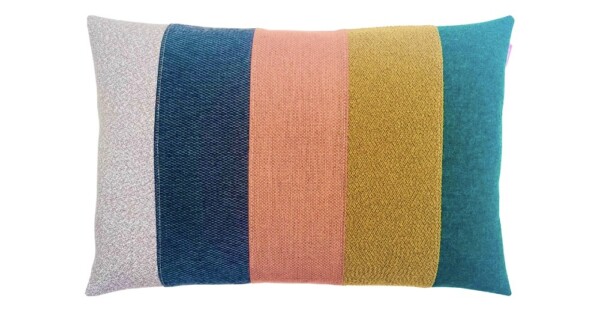 kussen Beautiful Leftovers 40x60cm groen terra zwart