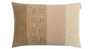 kussen Crescent 40x60cm bruin en creme