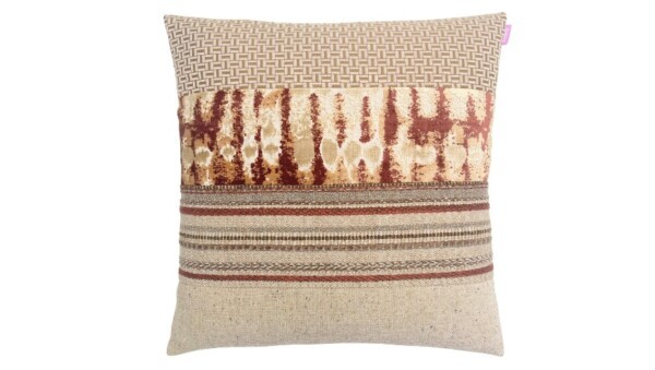 kussen Crescent 50x50cm beige en terra