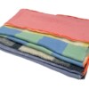 deken MeS patchwork ongeveer 145x210cm roze geel zwart en blauw
