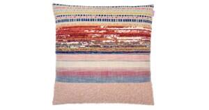 EL14 kussen Elements 50x50cm zand blauw rood multicolor