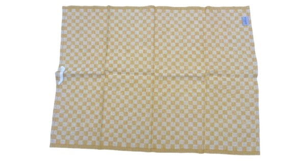 theedoeken Linnen 50x70cm set van 2  geel