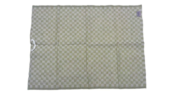 theedoeken Linnen 50x70cm set van 2 groen