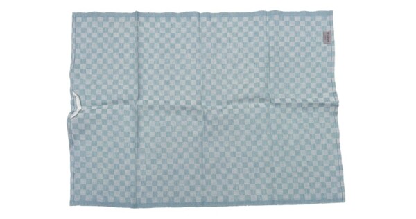 theedoeken Linnen 50x70cm set van 2 blauw