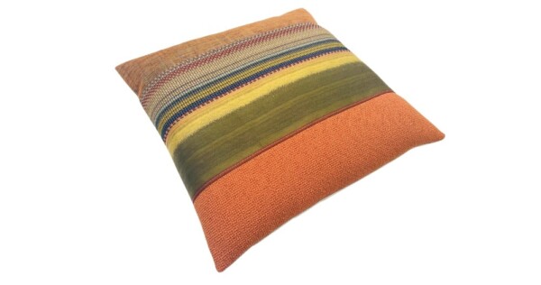 M09 kussen Mix & match 50x50cm oranje en multicolor
