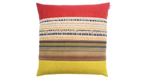 kussen Mix & match 50x50cm rood en geel