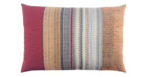 kussen Mix & match 40x60cm oker bordeaux en blauw
