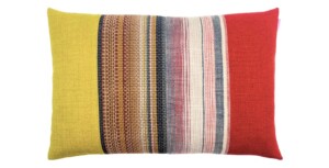 kussen Mix & match 40x60cm rood en geel
