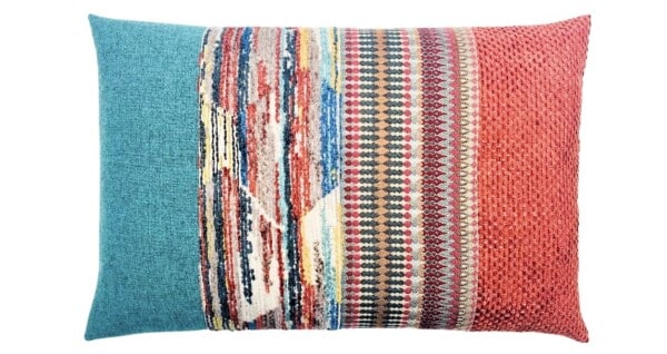 kussen Mix & match 40x60cm roest en groen multicolor