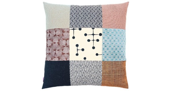 kussen MeS New Classic 60x60cm bruin rose grijs en blauw
