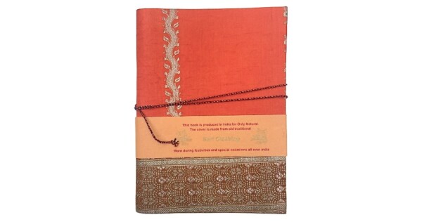 notitieboek sari A4 oranje goud