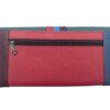 portemonnee Patchwork 20x9cm groen rood blauw
