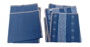 TK50 return to sender theedoeken ongeveer 50x70cm set van 2 blauw