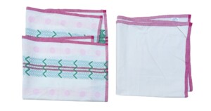TK51 return to sender theedoeken ongeveer 50x70cm set van 2 wit
