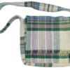 schoudertas Glastonbury 35x40x8cm groen lichtblauw zand