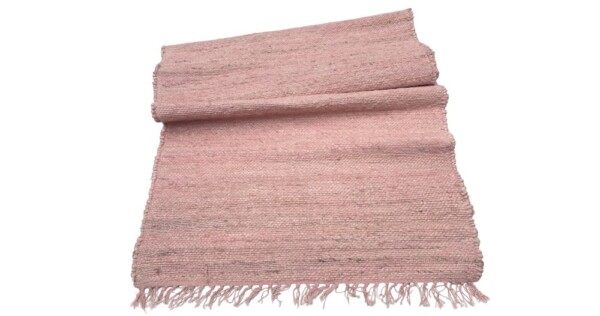 loper en vloerkleed Jute 70x150cm lichtroze