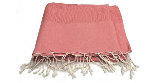 grand foulard plaid Katoen 190x300cm rood roze