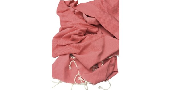 grand foulard plaid Katoen 190x300cm rood roze