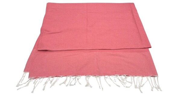 grand foulard plaid Katoen 190x300cm rood roze