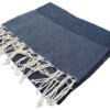 grand foulard plaid Katoen 190x300cm donkerblauw