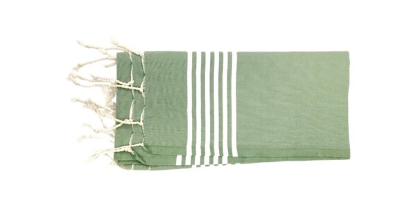hammamdoek  95x200cm groen gestreept (kopie)