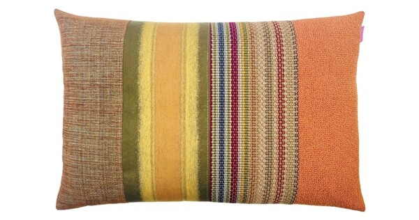 MM19 kussen Mix & match 40x60cm oranje en multicolor
