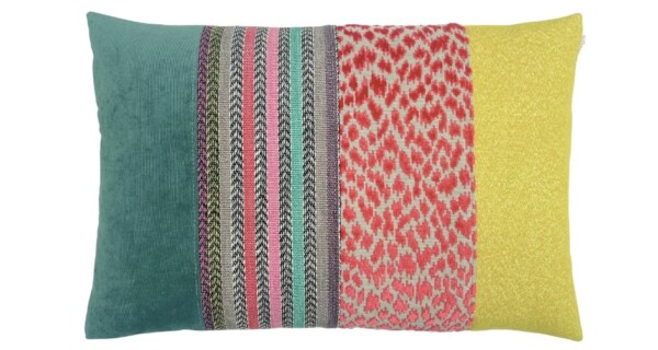 MM3a kussen Mix & match 40x60cm groen geel rood